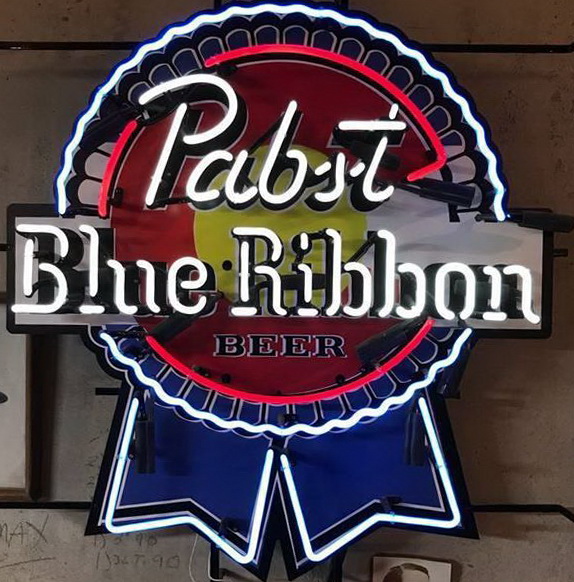 Pabst Blue Ribbon Boone Neon Sign